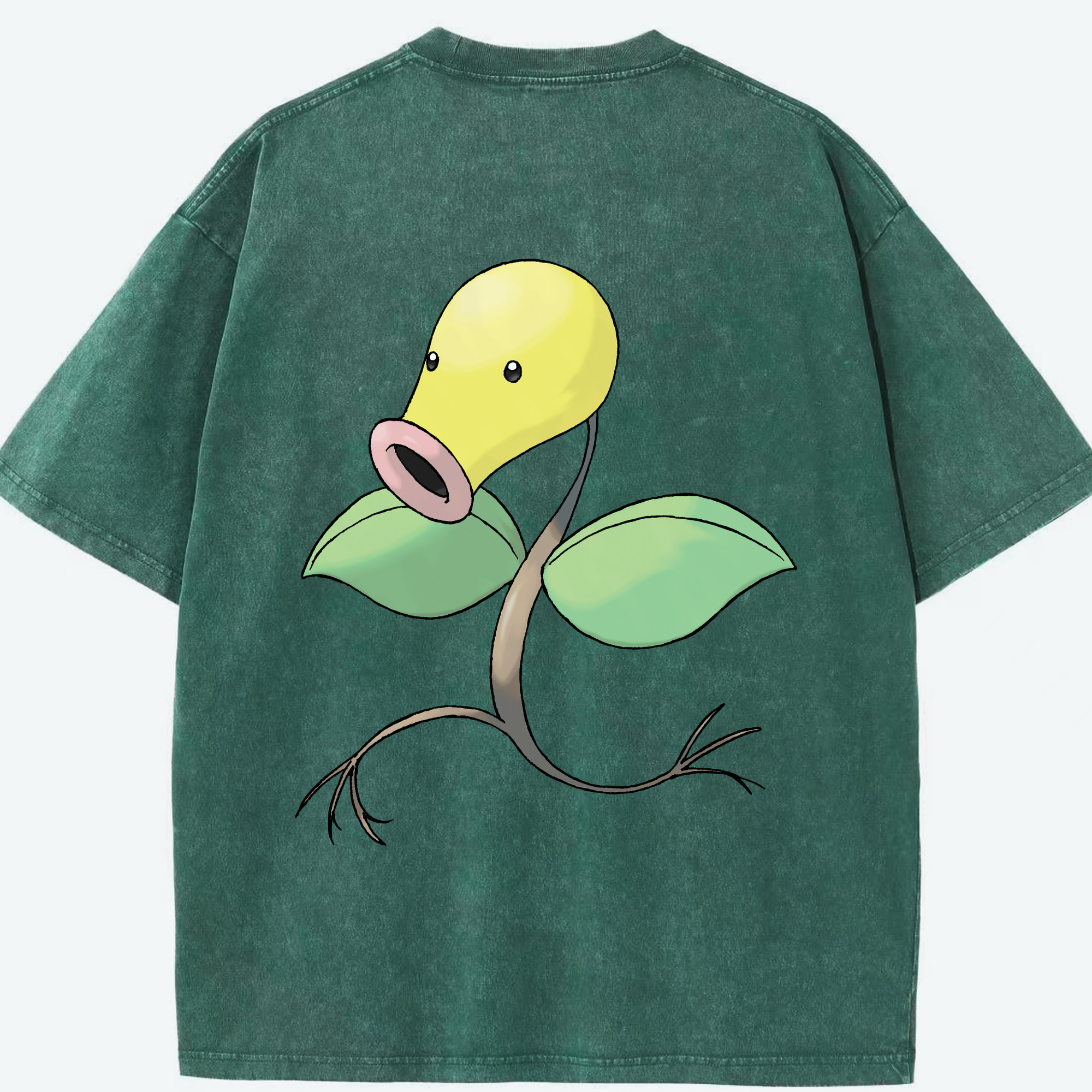 （画像用） ポケットモンスター Pokémon 綿100% ヴィンテージ風 半袖Tシャツ（背面プリント）